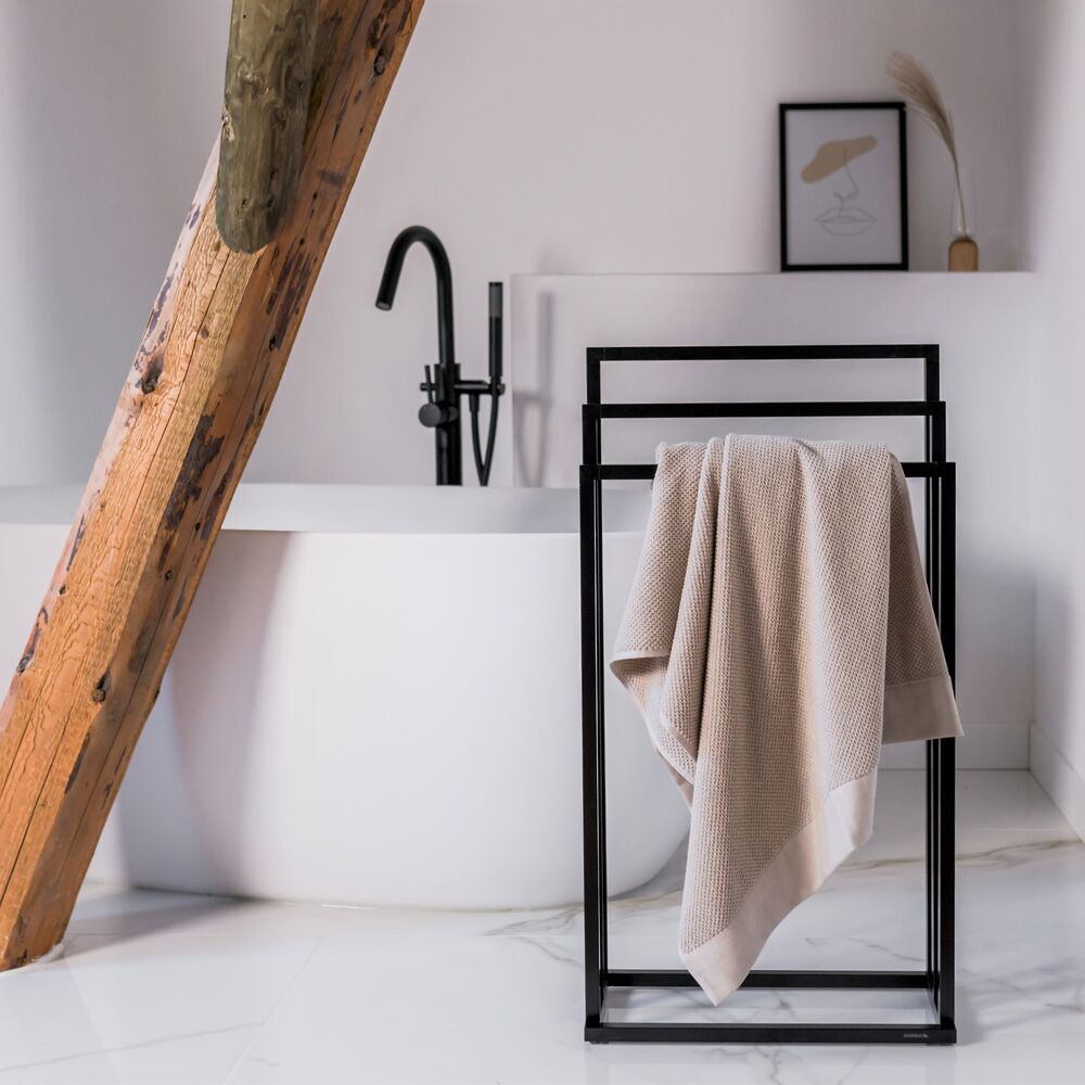 Sealskin Tube Vrijstaand Handdoekrek - Zwart