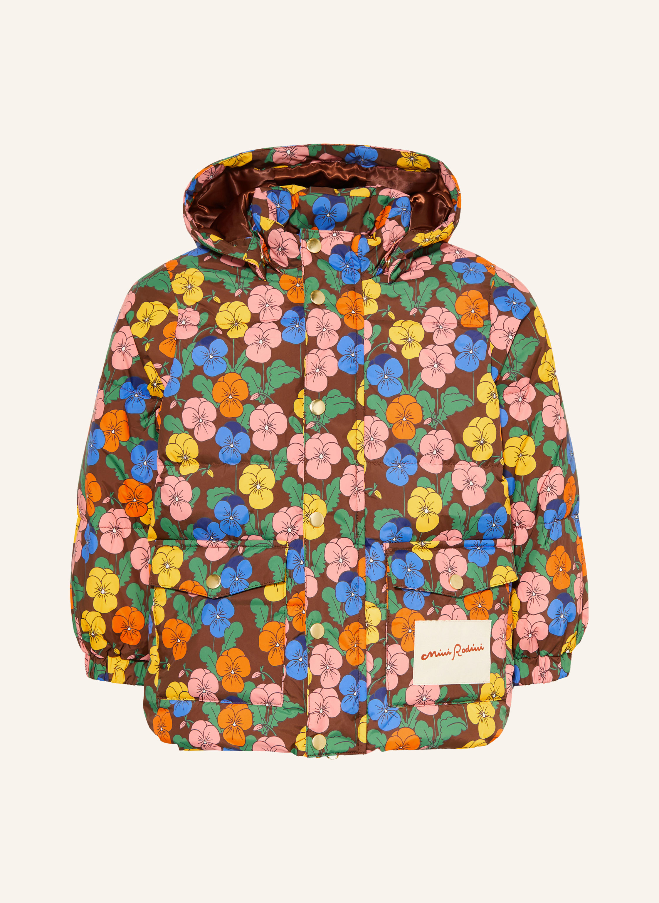 mini rodini Steppjacke VIOLAS mit abnehmbarer Kapuze