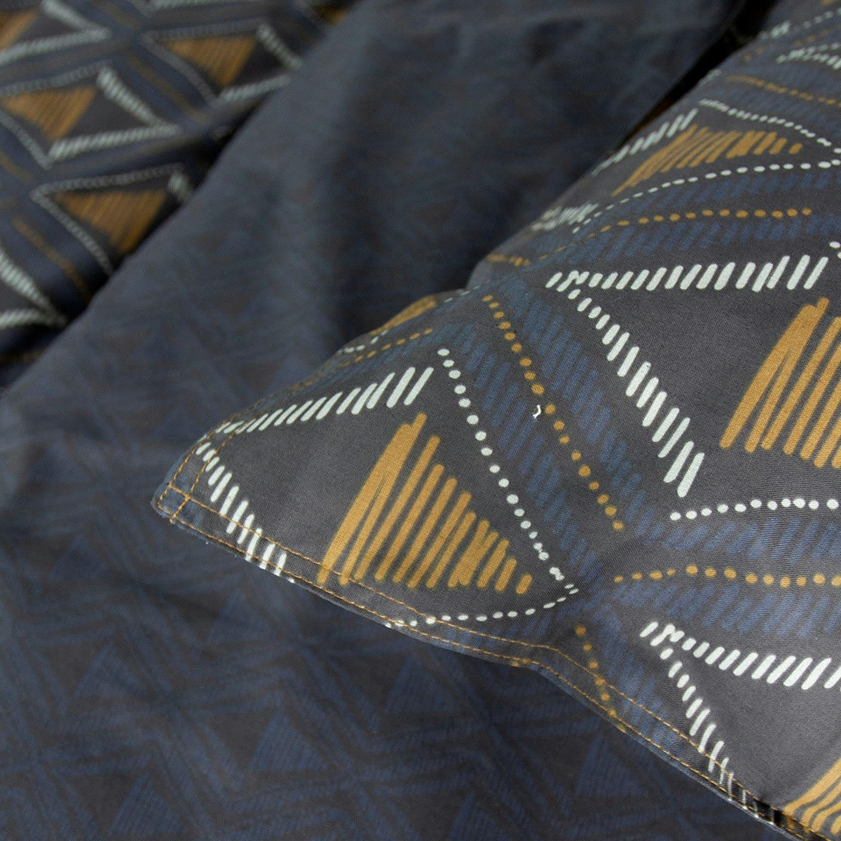 TERANGA NAIROBI - Parure de lit 2 personnes imprimé en Coton Multicolore 240x260 cm