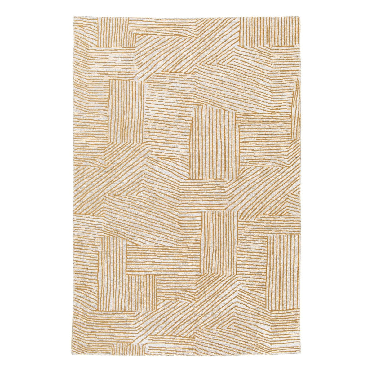 AFK Living vloerkleed Edgar - voor binnen en buiten - geel - 160 x 230 cm