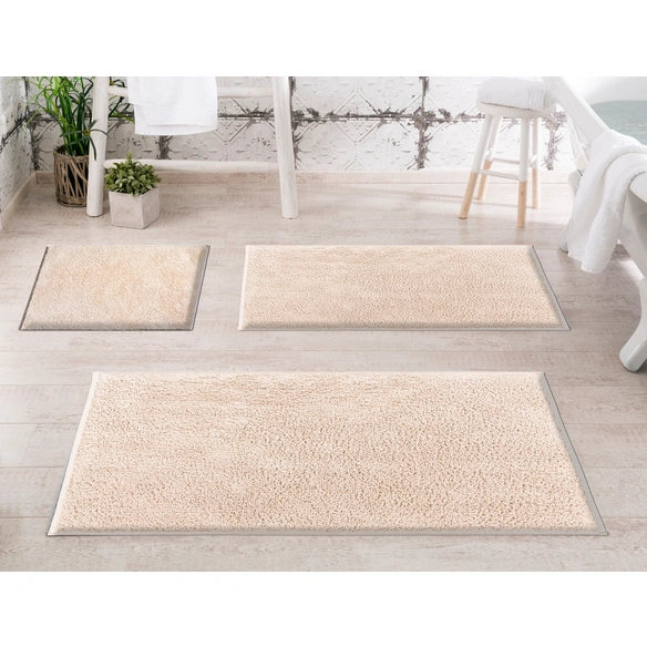 Badematte »Marla«, BxL: 60 x 90 cm, naturfarben, aus 100% Baumwolle