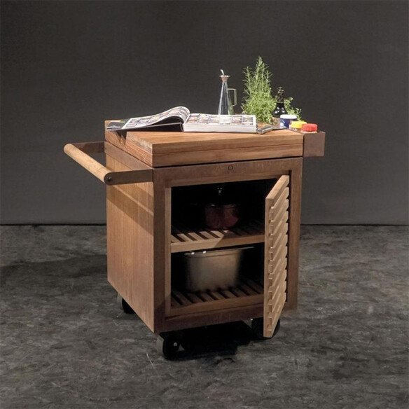 Insert PRO Storage en Teck Petit Modèle   Porte - Ofyr