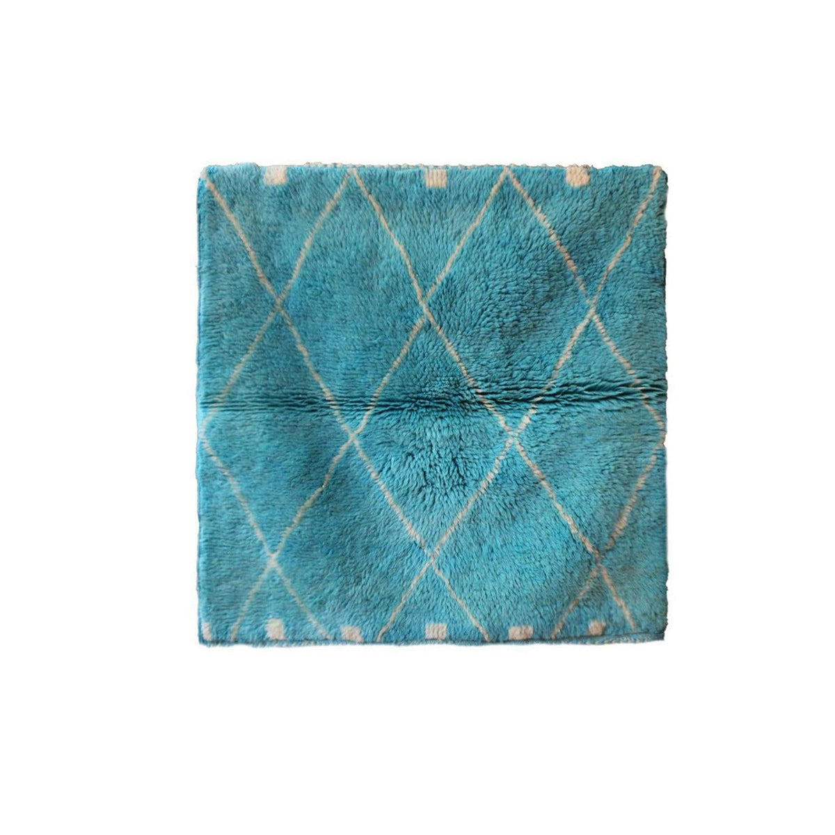 AFK Living vloerkleed Berber - handgemaakt - Wol - 120 x 123 cm