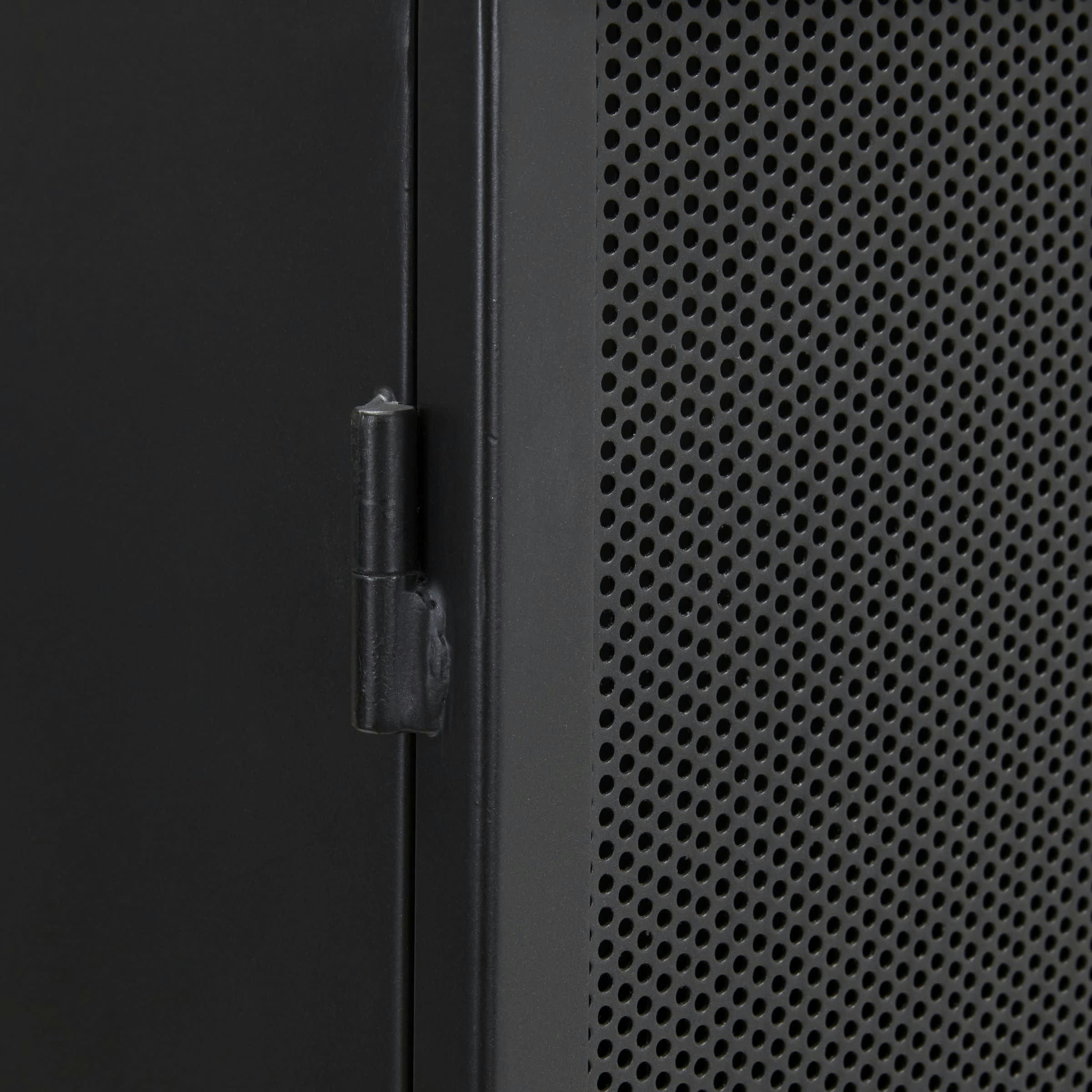 DESK - Armoire en métal noir