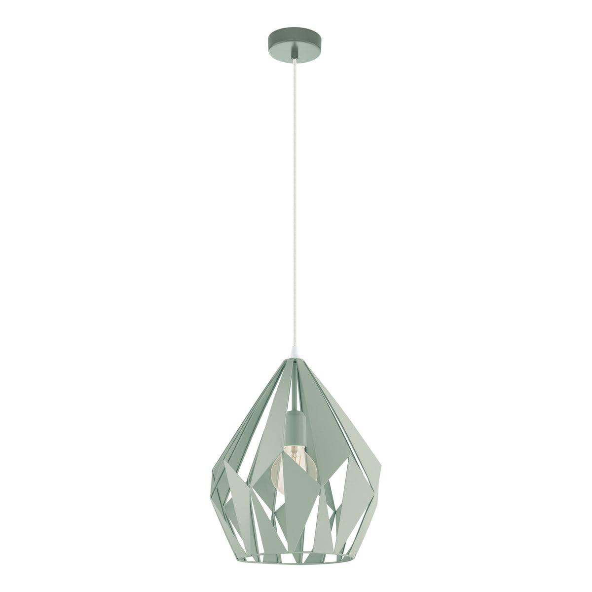 EGLO hanglamp Carlton-P - Ø31 cm - e27 - groen