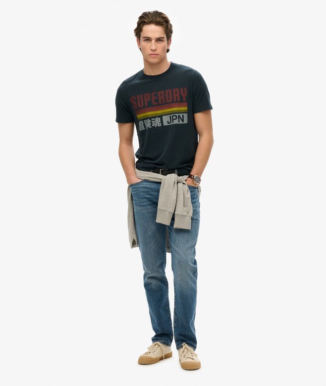 Japan Stripe Relaxed T-Shirt