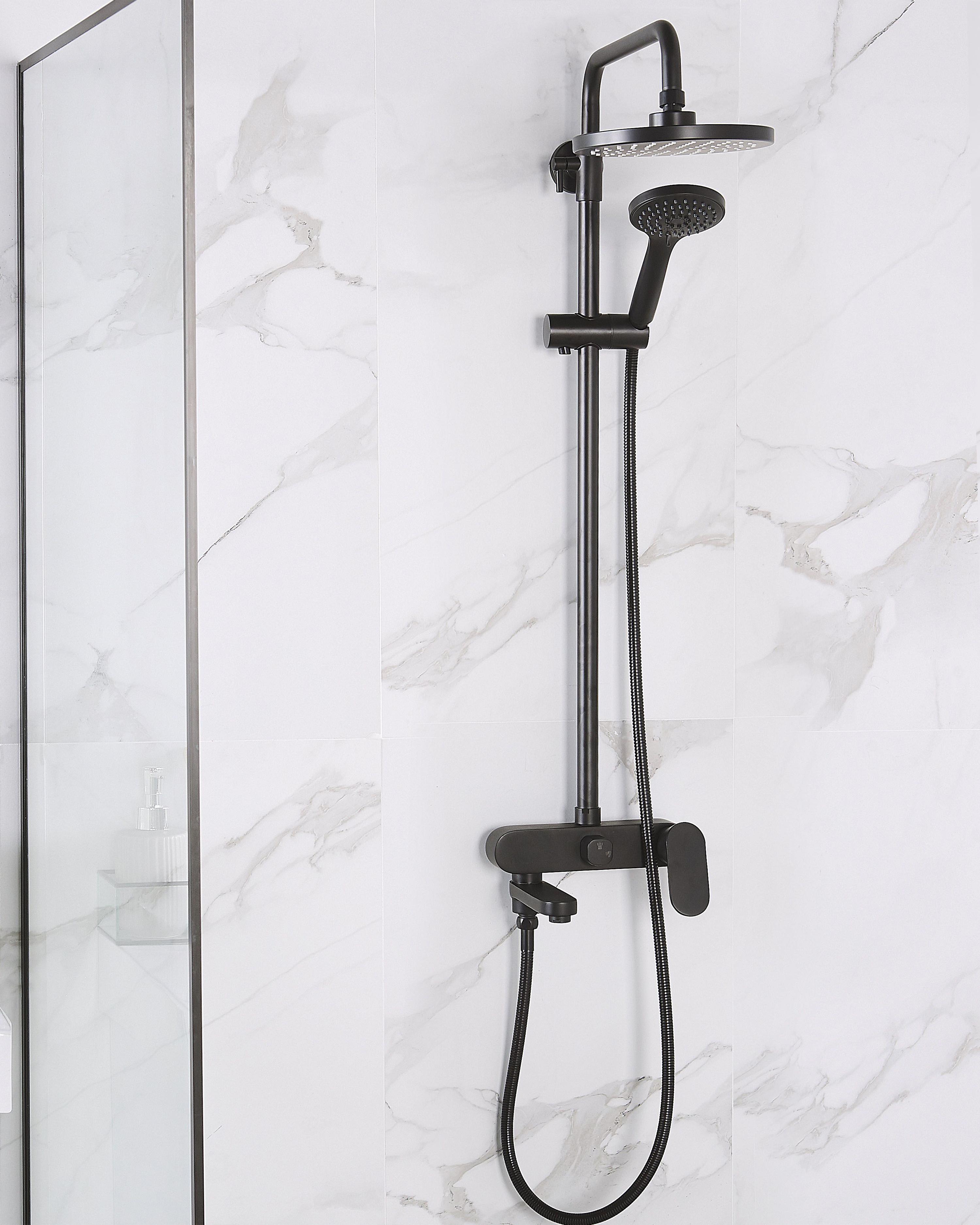 Mixer Shower Set with Rainshower GURARA Black