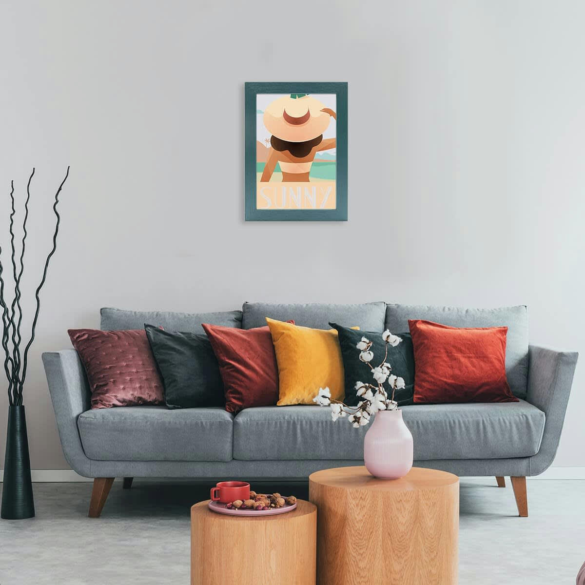 TUTTI FRUTTI - Cadre photo menthol 20x30 cm bois reconstitué fsc