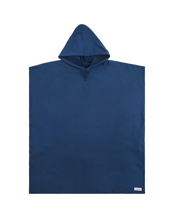 Terra Hooded Poncho Navy