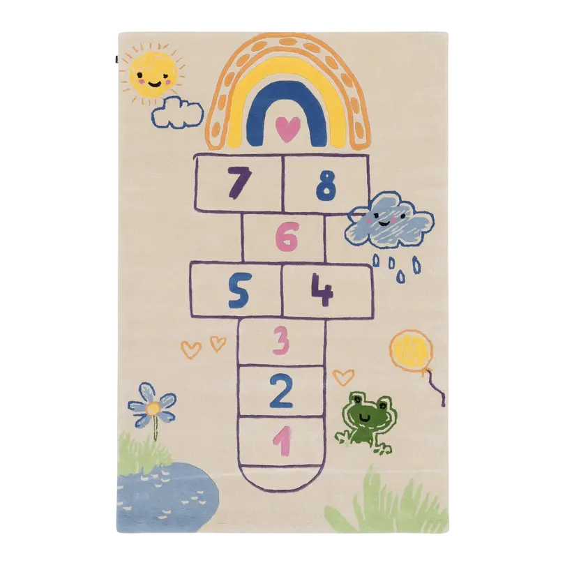 Kinderteppich Hopscotch