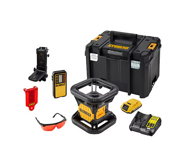 Niveau laser rotatif DEWALT double pente 18V DCE074D1R