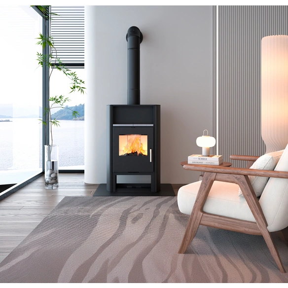 Kaminofen »Arango«, grau, Stahl, 7 kW
