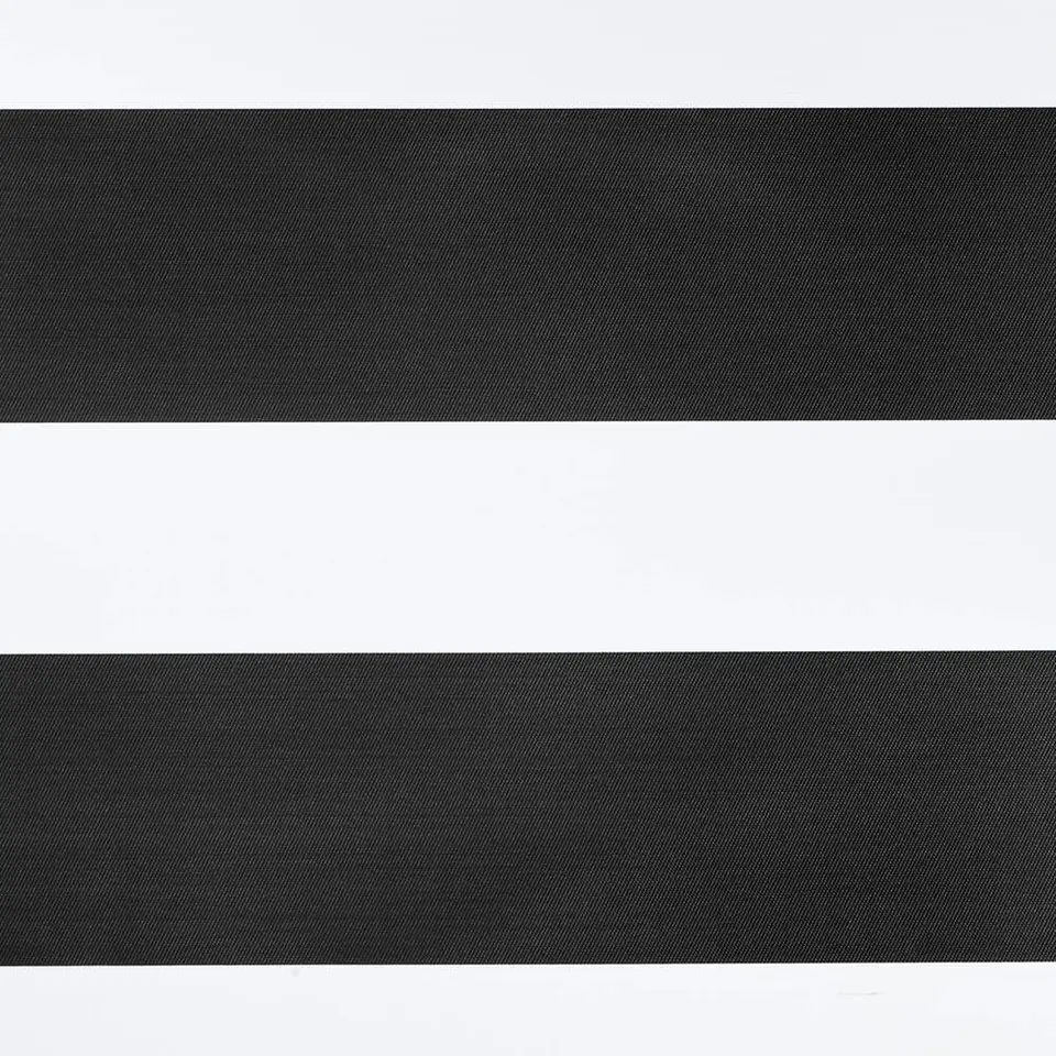 Fenstr Duo rolgordijn Nice lichtdoorlatend - zwart (15060)