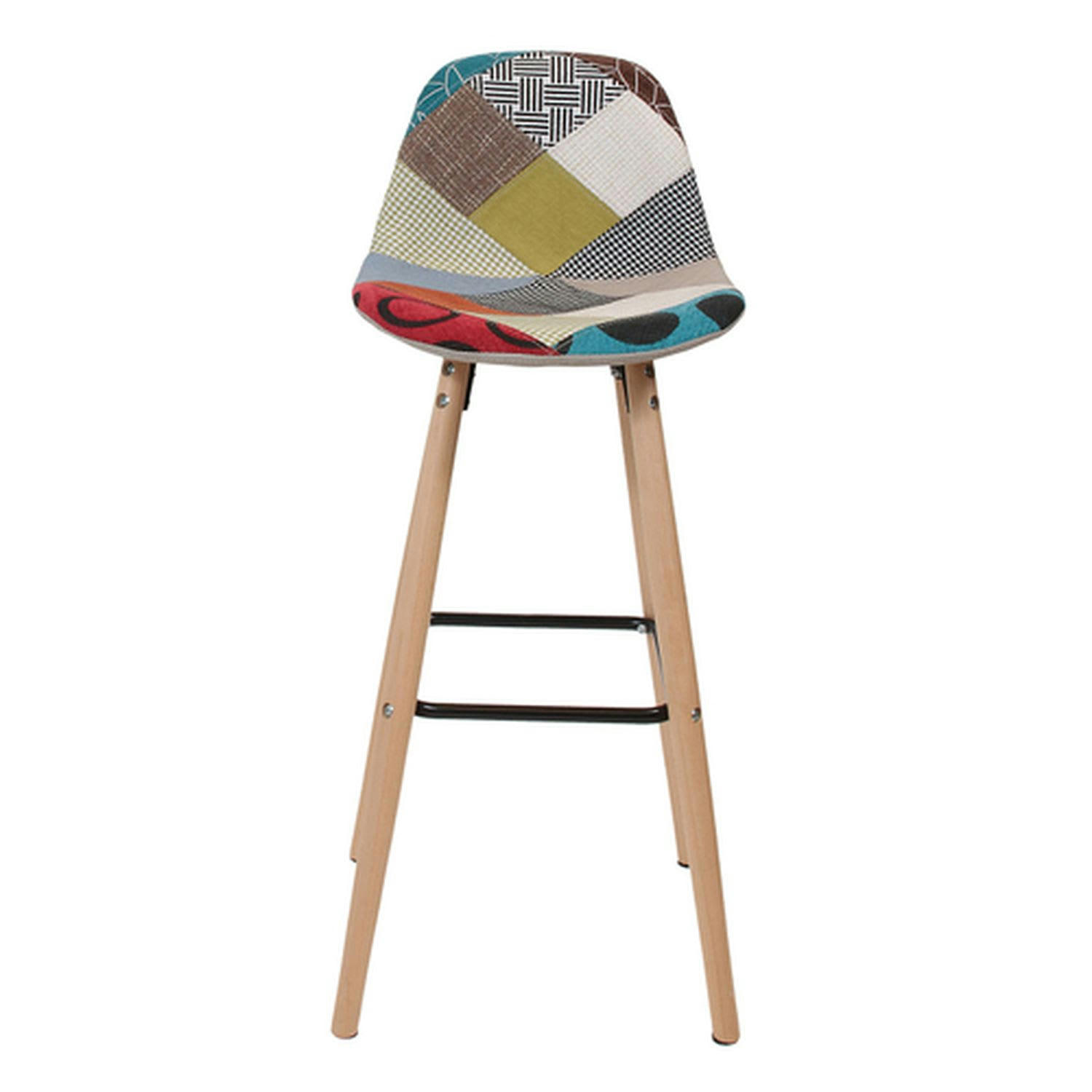 RIGA - Tabouret de bar scandinave beige