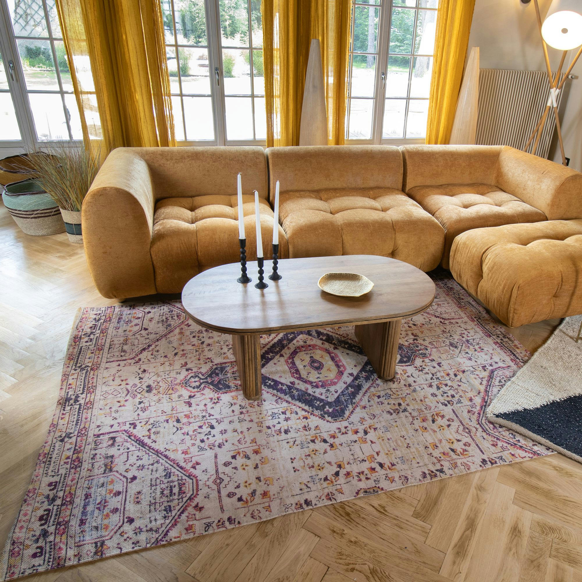 GIPSY - Tapis en coton 150x220cm