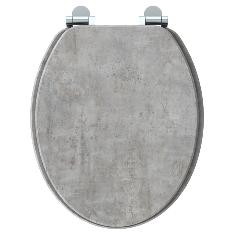 Abattant de toilette Naturo Beton clair ALLIBERT