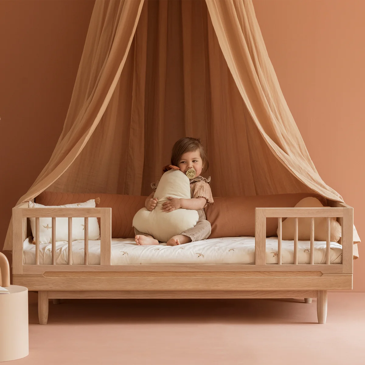 Nobodinoz - Pure Rausfallschutz für Junior Bett, Eiche
