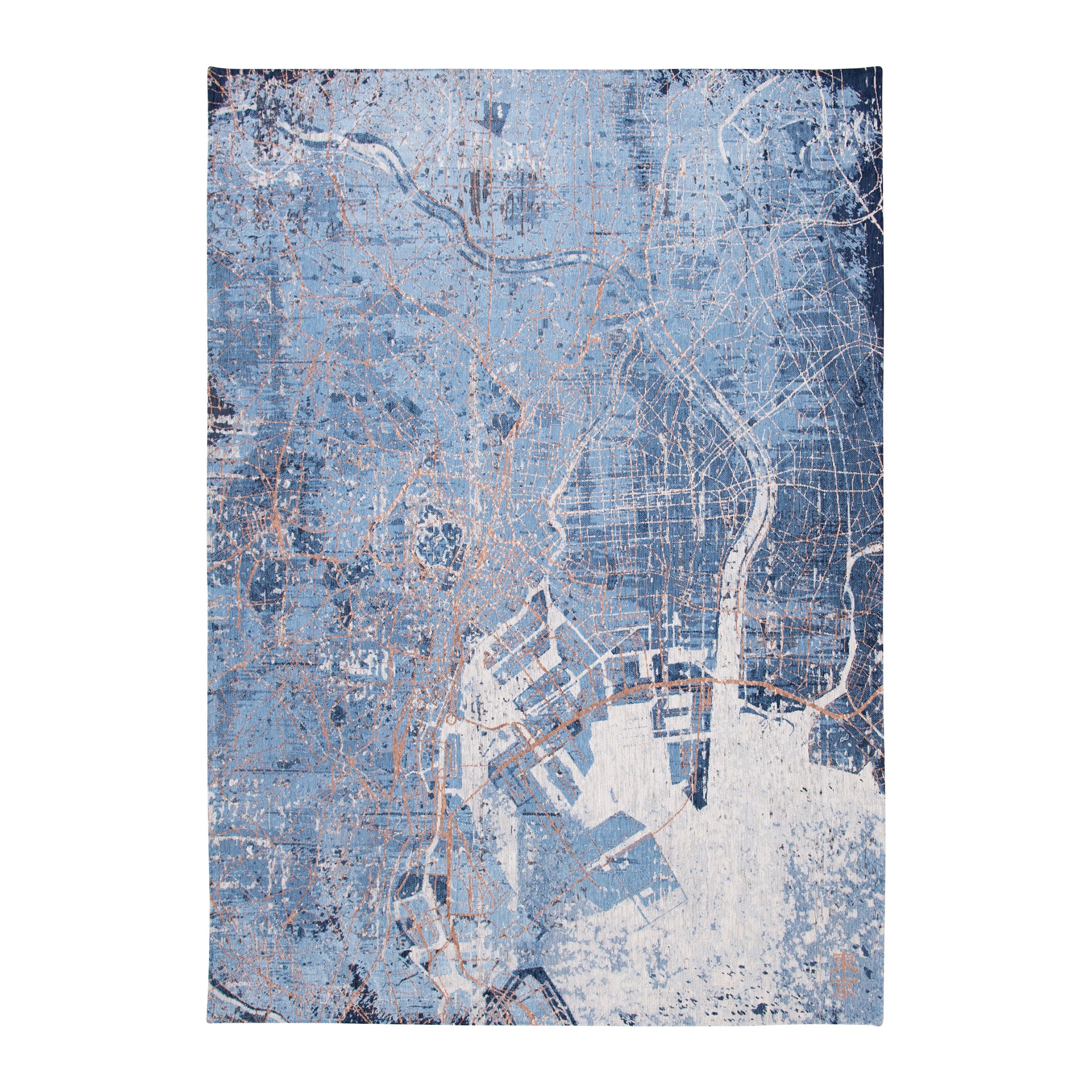 Louis de Poortere Cities Vloerkleed 240 x 340 cm - Conductive Blue