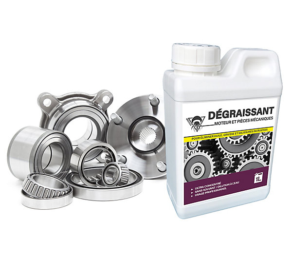 Méduze - 6 dégraissants pour mécanique/moteur 1 Litre - Ultra concentré - Polyvalent - Professionnel