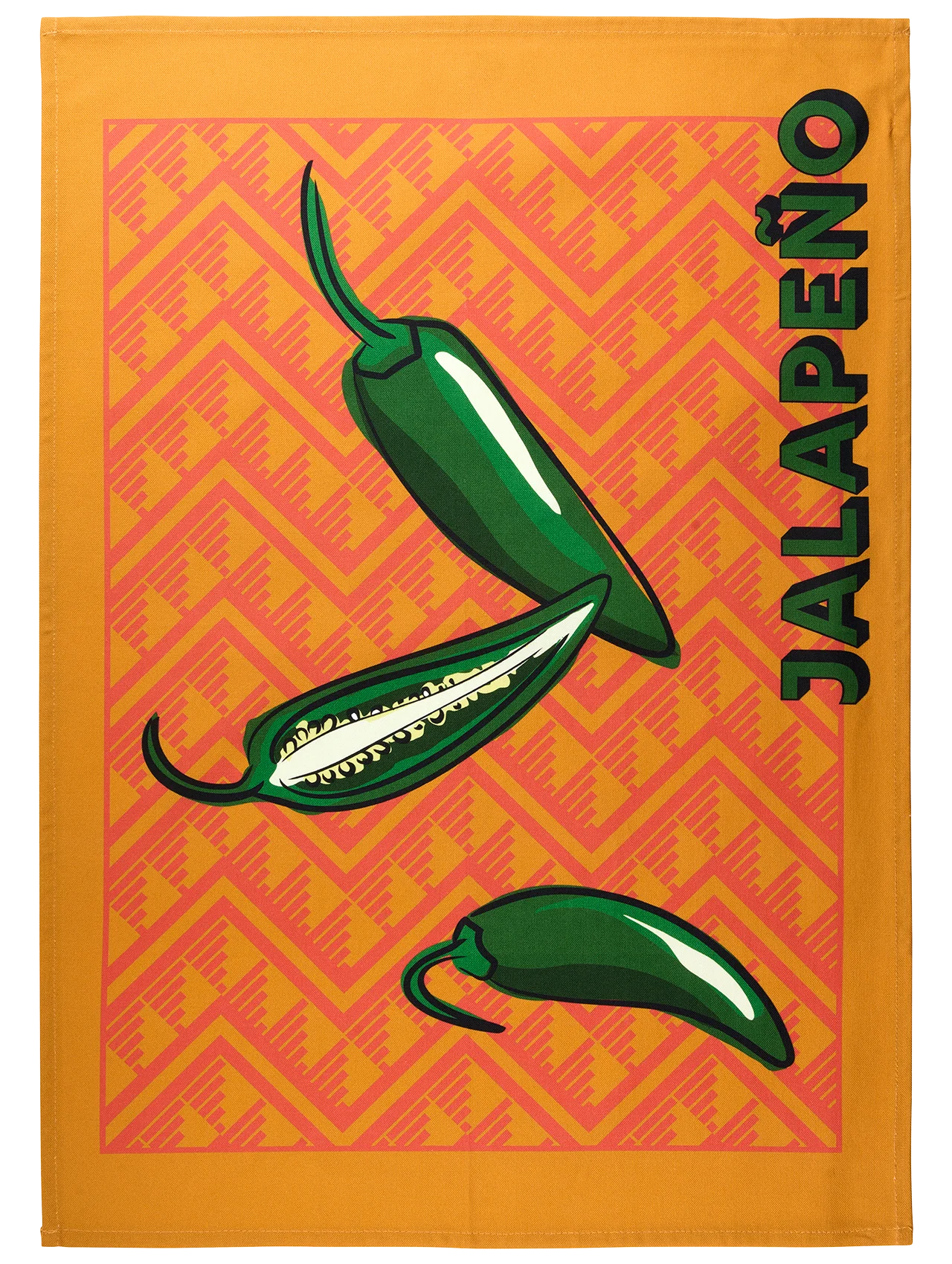 geschirrtuch méxico, jalapeno