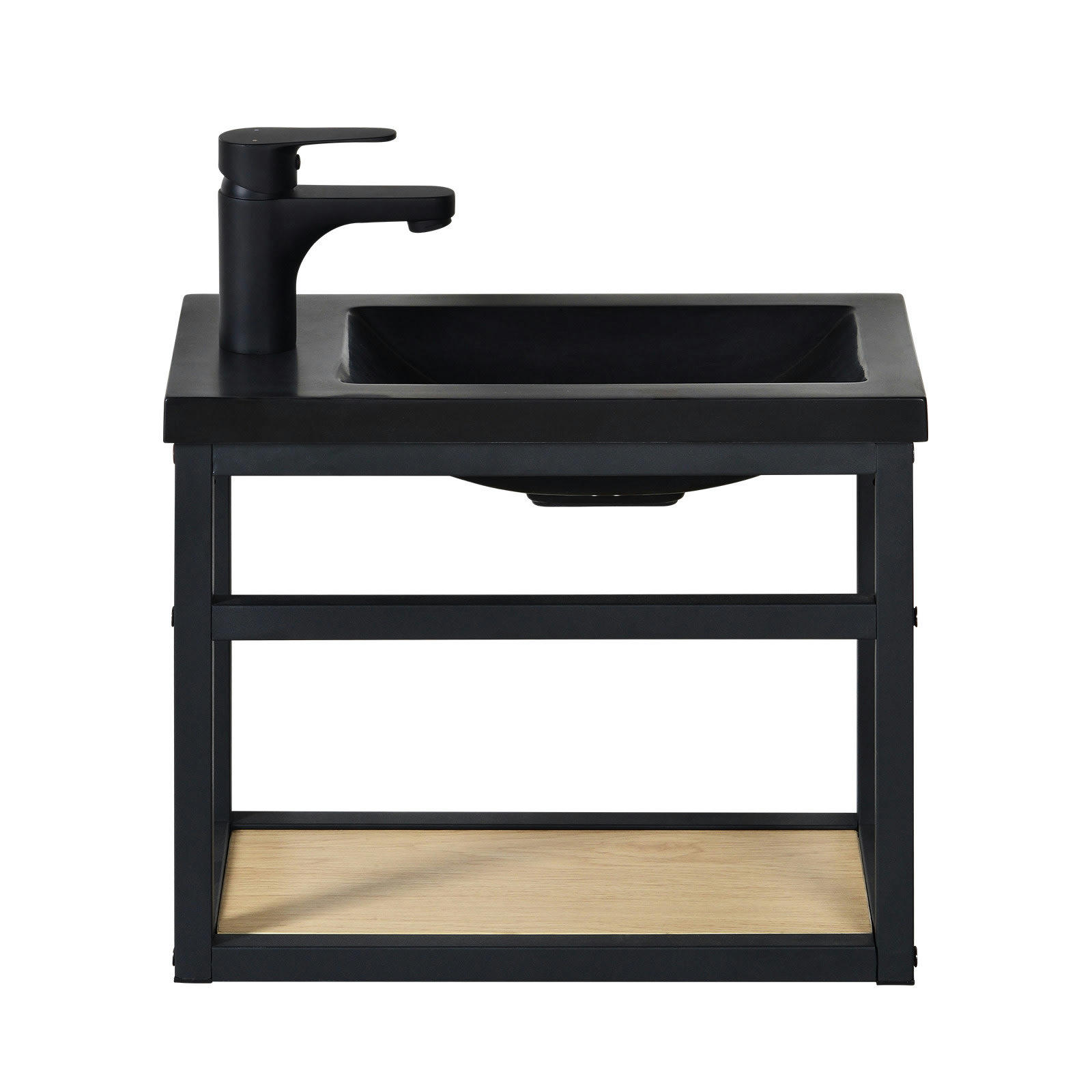 SAO - Meuble lave-mains  + robinet noir