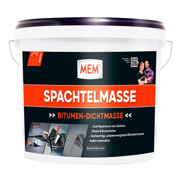 Bitumen-Dichtstoff, Spachtelmasse 7,0Kg lösemittelfrei