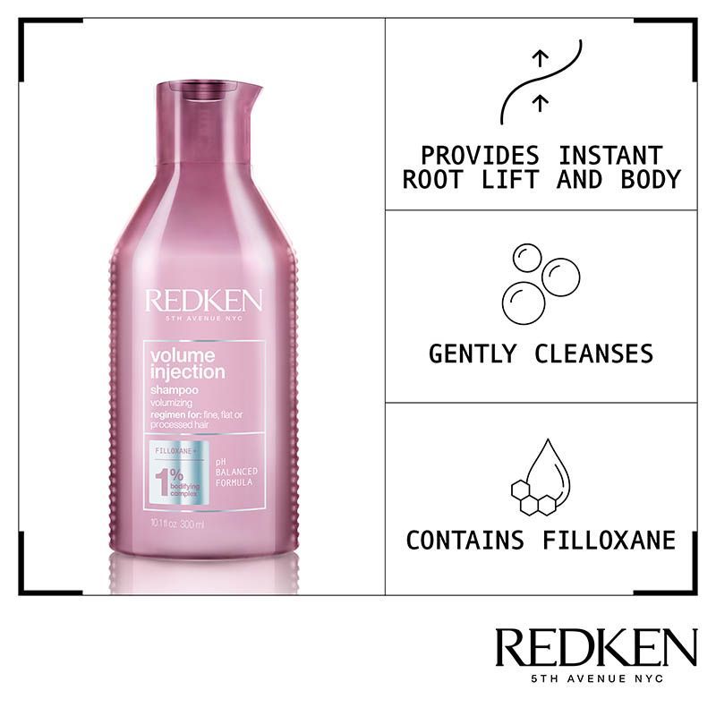 Redken Redken Volume Injection Shampoo 300ml Double