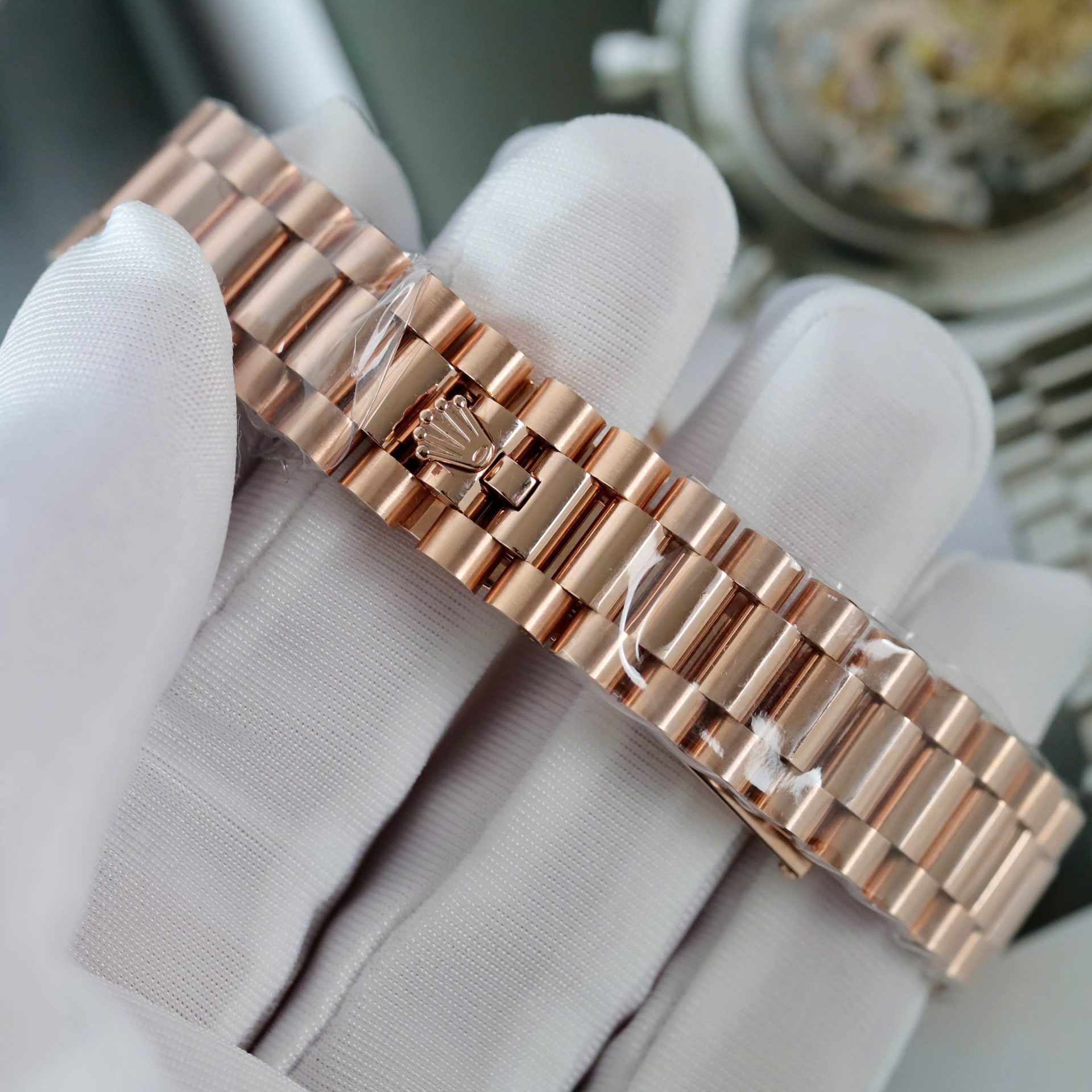 Rolex Datejust 278285rbr-0016 RG Plated Chocolate Dial With Diamonds 31mm Super Clone