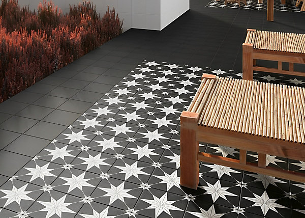 Carrelage carreaux de ciment Villa motif vida 20x20 cm