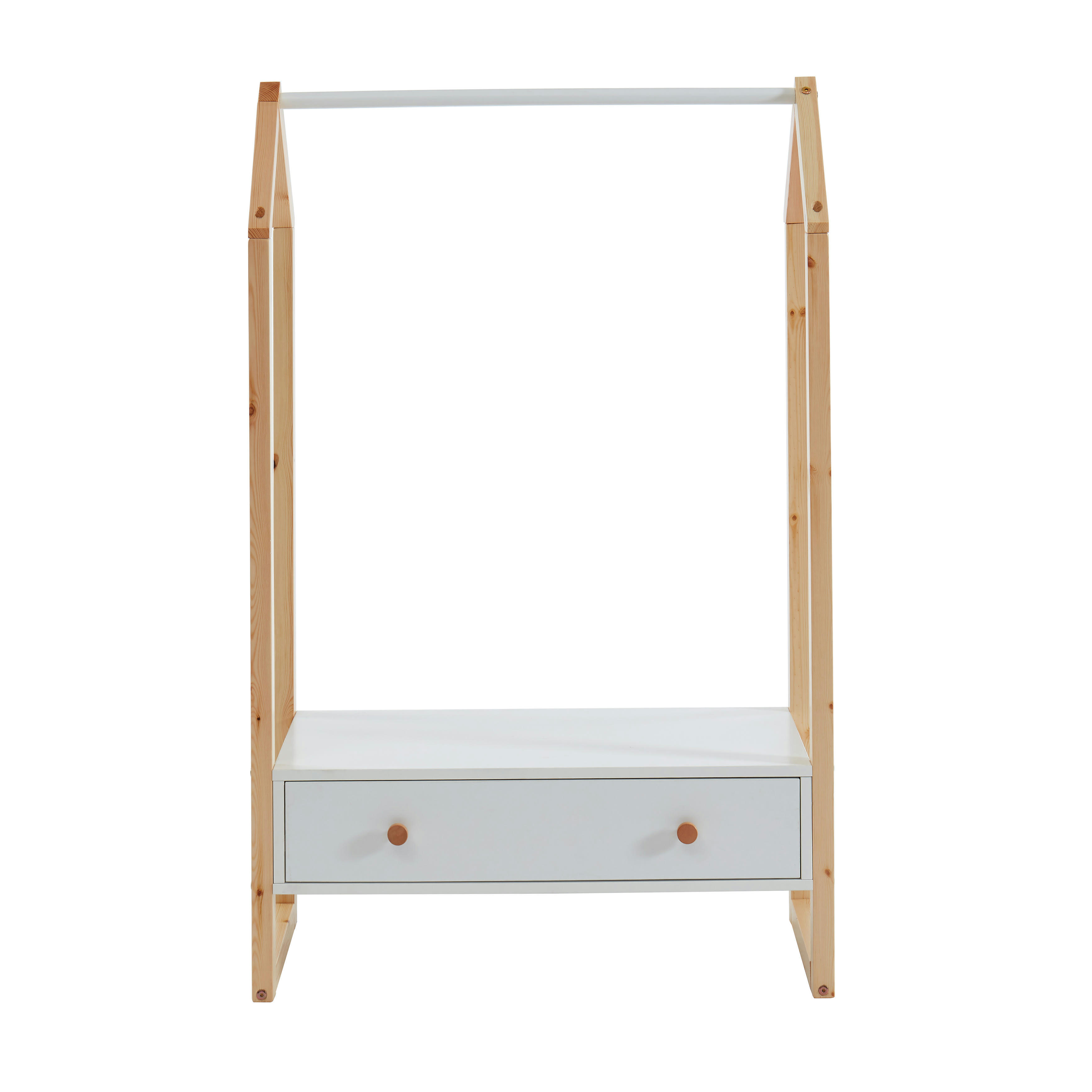 TINY - Portant   blanc  1 tiroir