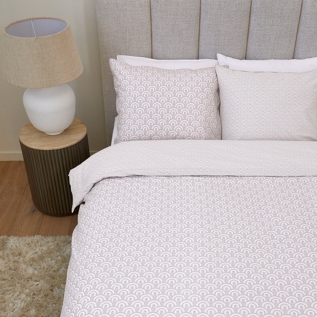 Riviera Maison - RM Arched soft pink 140x200 220 - Roze