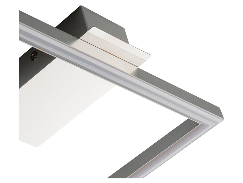 Plafon Caxia LED 25 cm aluminiowy srebrny