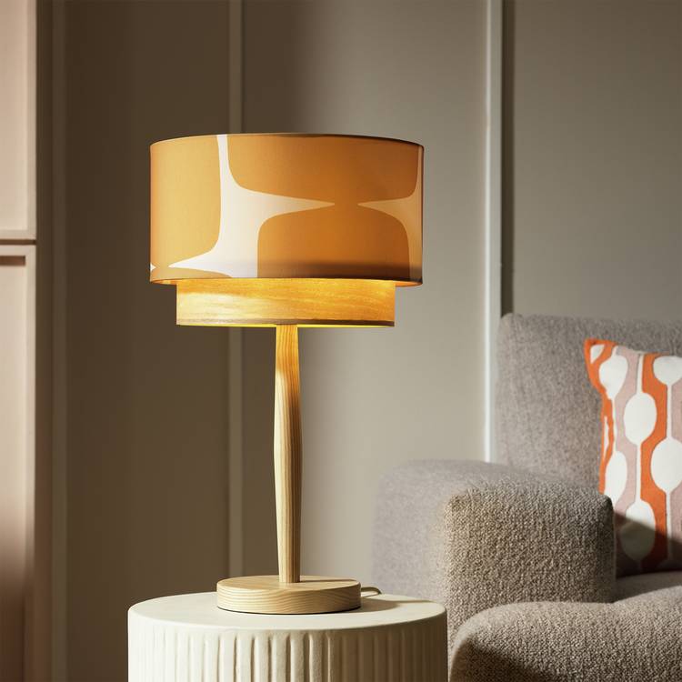 Habitat x Scion Lohko Table Lamp - Mustard