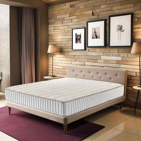 Matelas 140x190x22 cm - très ferme - confort optimal - usage quotidien - oreiller memoire inclus - alese fournie - top vendeur