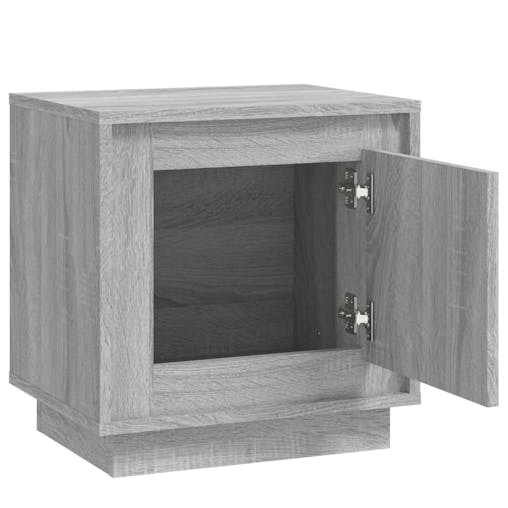 NNEVL Bedside Cabinets 2 pcs Grey Sonoma 44x35x45 cm Engineered Wood