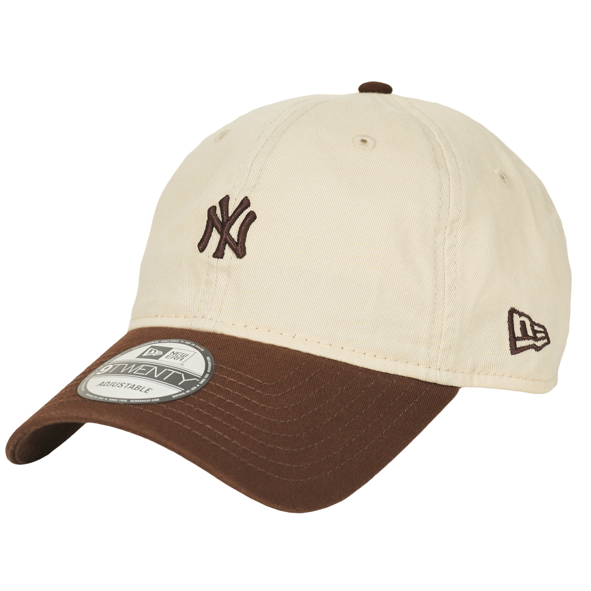 New-Era - MINI WASHED 9TWENTY® NEW YORK YANKEES - White / Brown