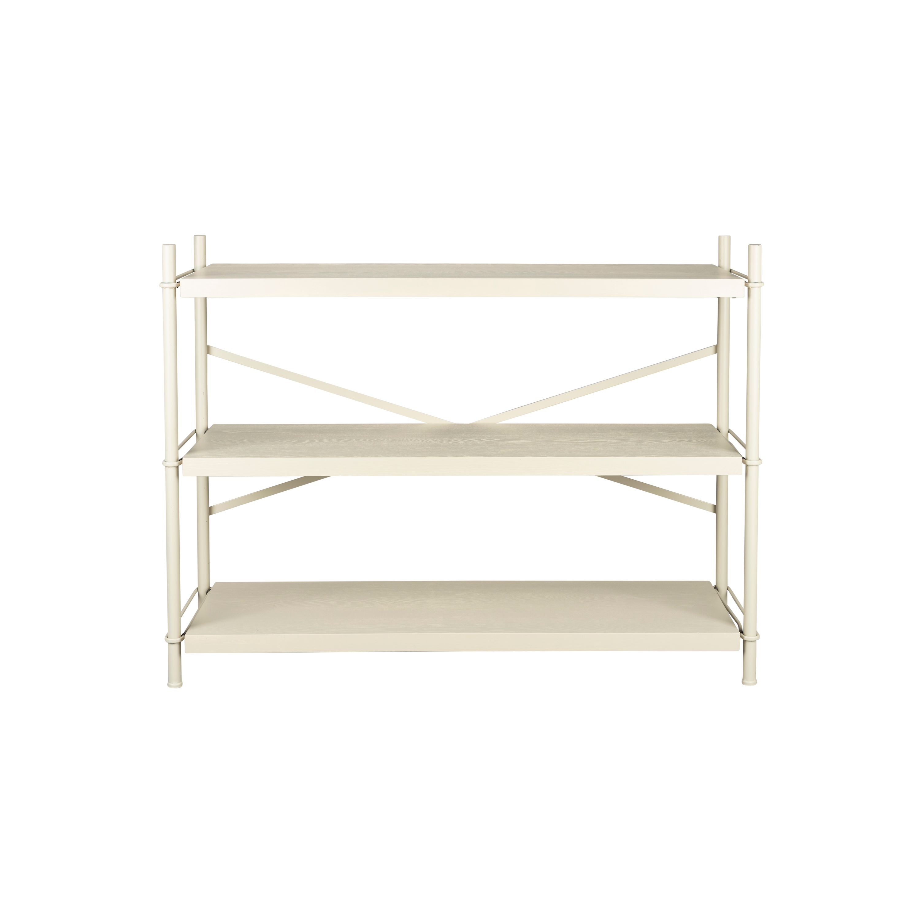 Dutchbone Iron Stellingkast Beige Laag