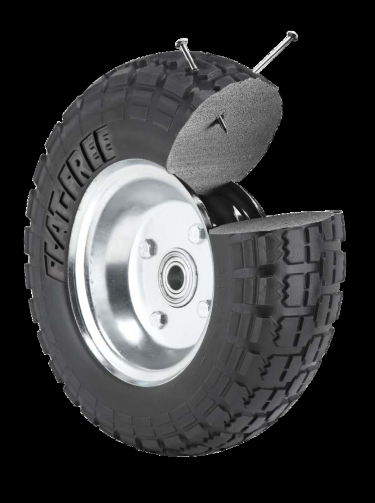Mastercraft polyurethane foam Puncture-Proof Airless Tire, 10-in D x 3.5-in W