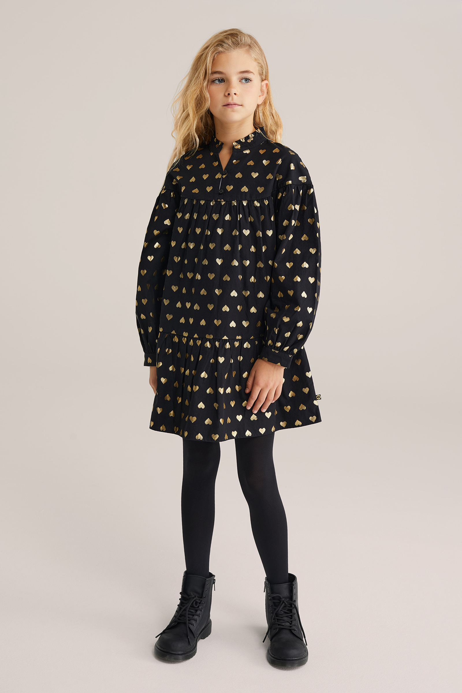 Meisjes jurk met print