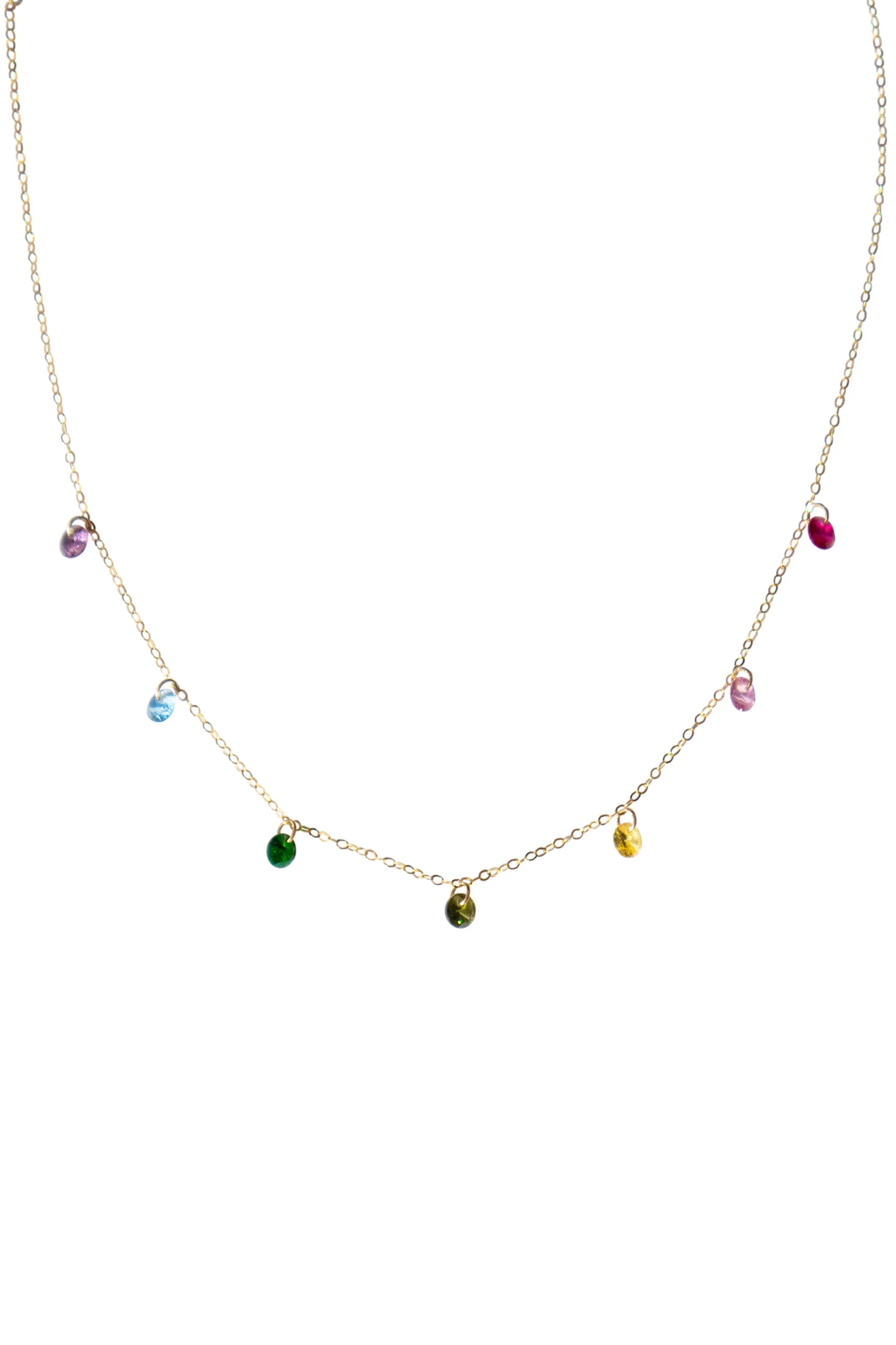 Lilian — Rainbow Zircon Necklace