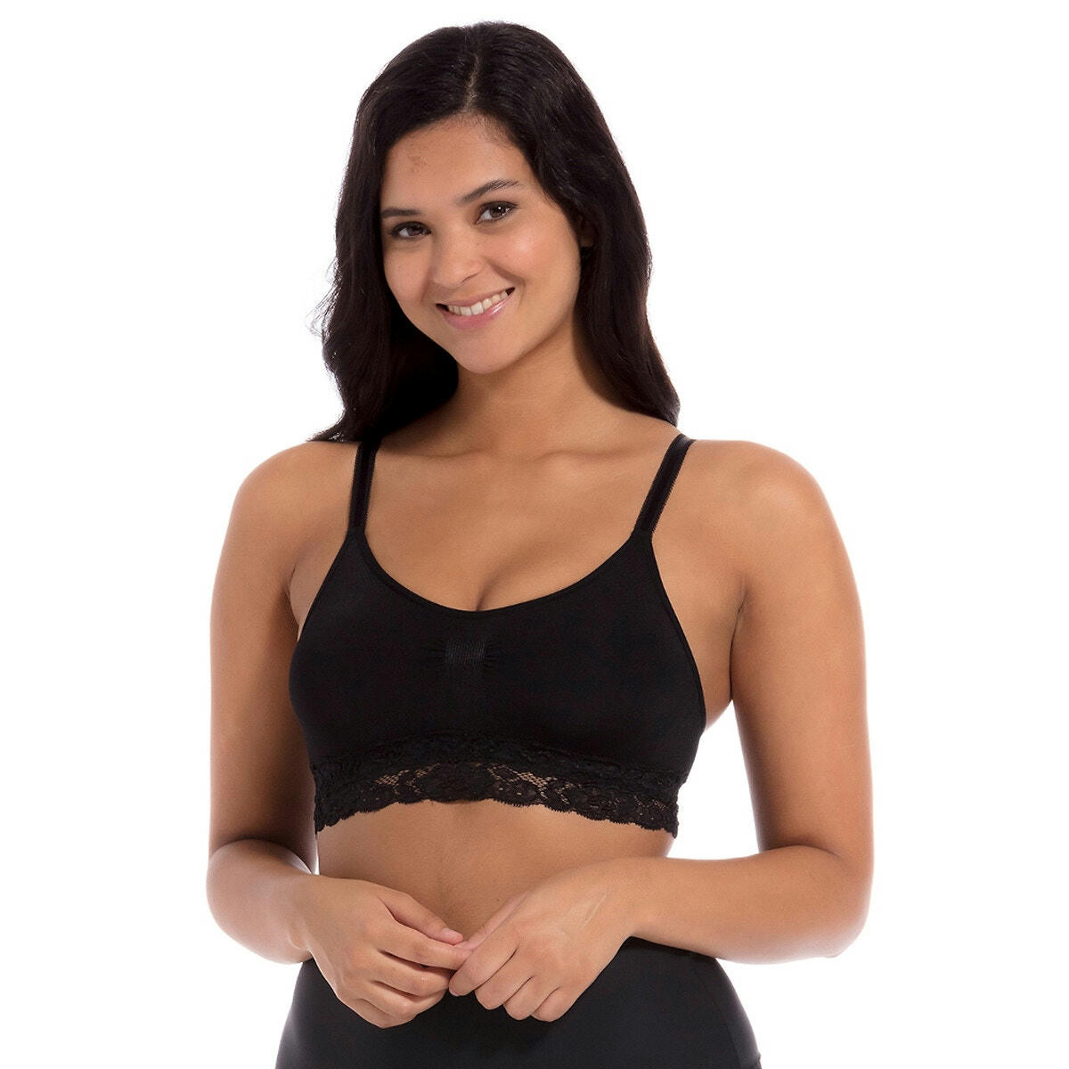 Brassière confort en dentelle