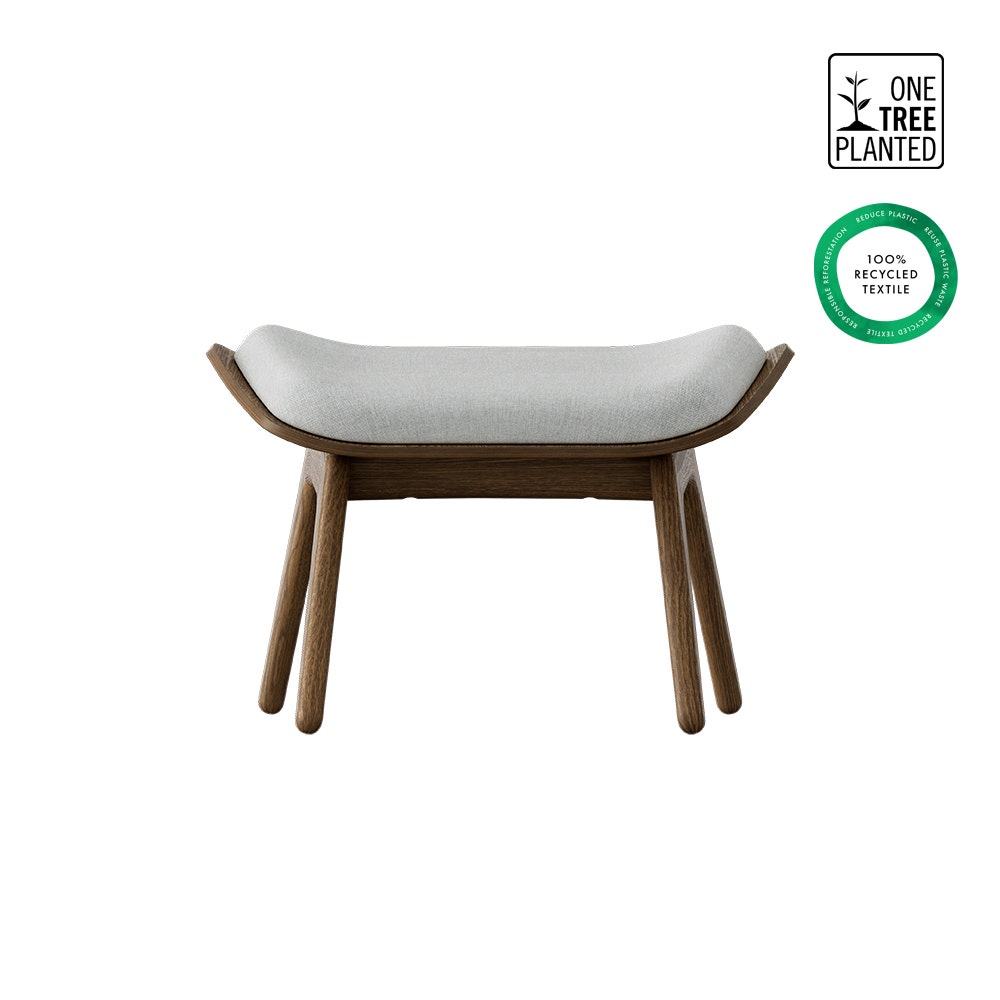 Umage The Reader Ottoman Voetenbank Donker Eiken - Sterling