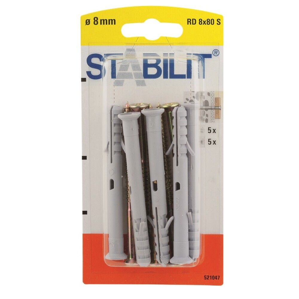 UNIVERSALPLUGG STABILIT 5,5X85CM 5STK