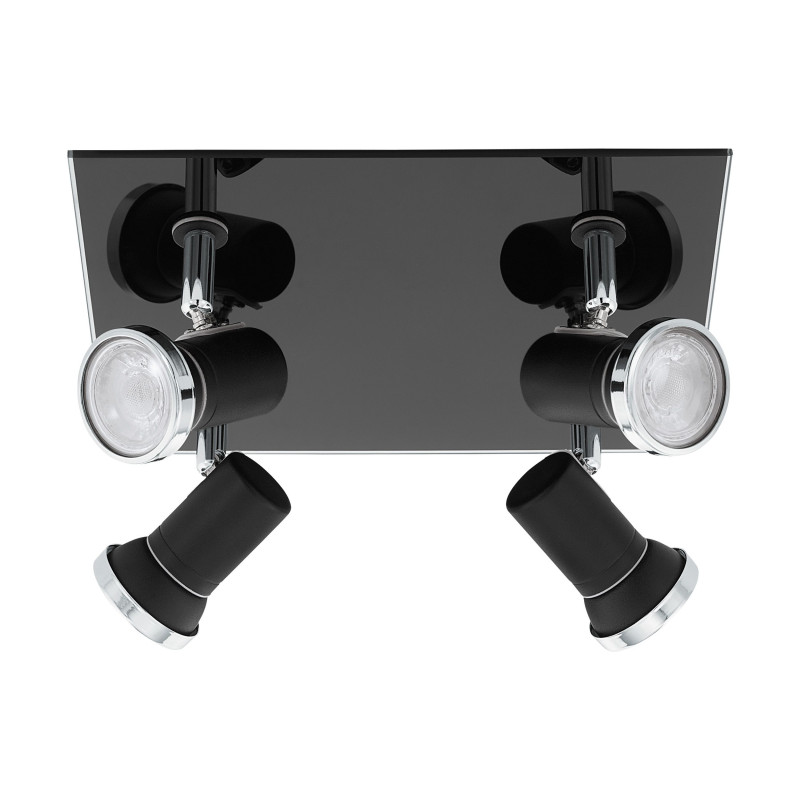 Spot LED Tamara 1 noir GU10 4 x 3,3 W EGLO