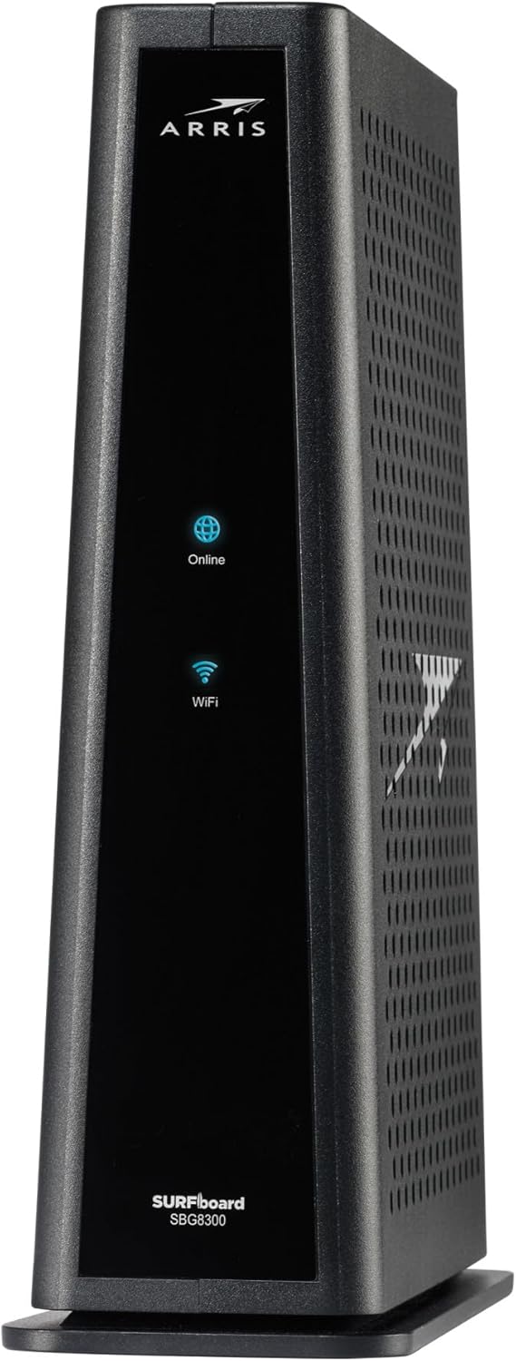 ARRIS (SBG8300) - Cable Modem Router Combo - Fast DOCSIS 3.1 Gigabit & AC2350 WiFi  Comcast Xfinity  Cox  Spectrum & more  1 Gbps Max Internet Speeds   4 OFDM Channels