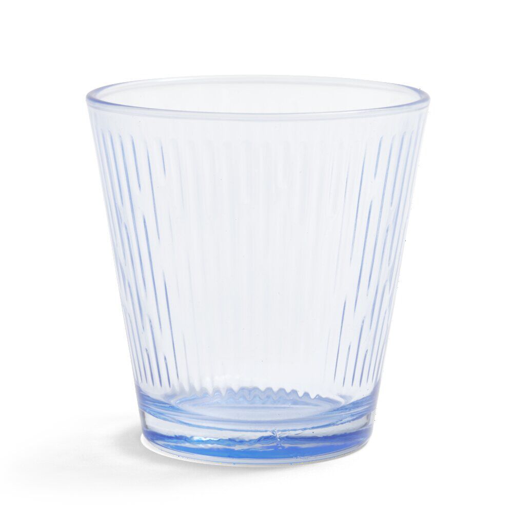 Lot de 4 gobelets en verre Nora coloré transparent 25,5cl