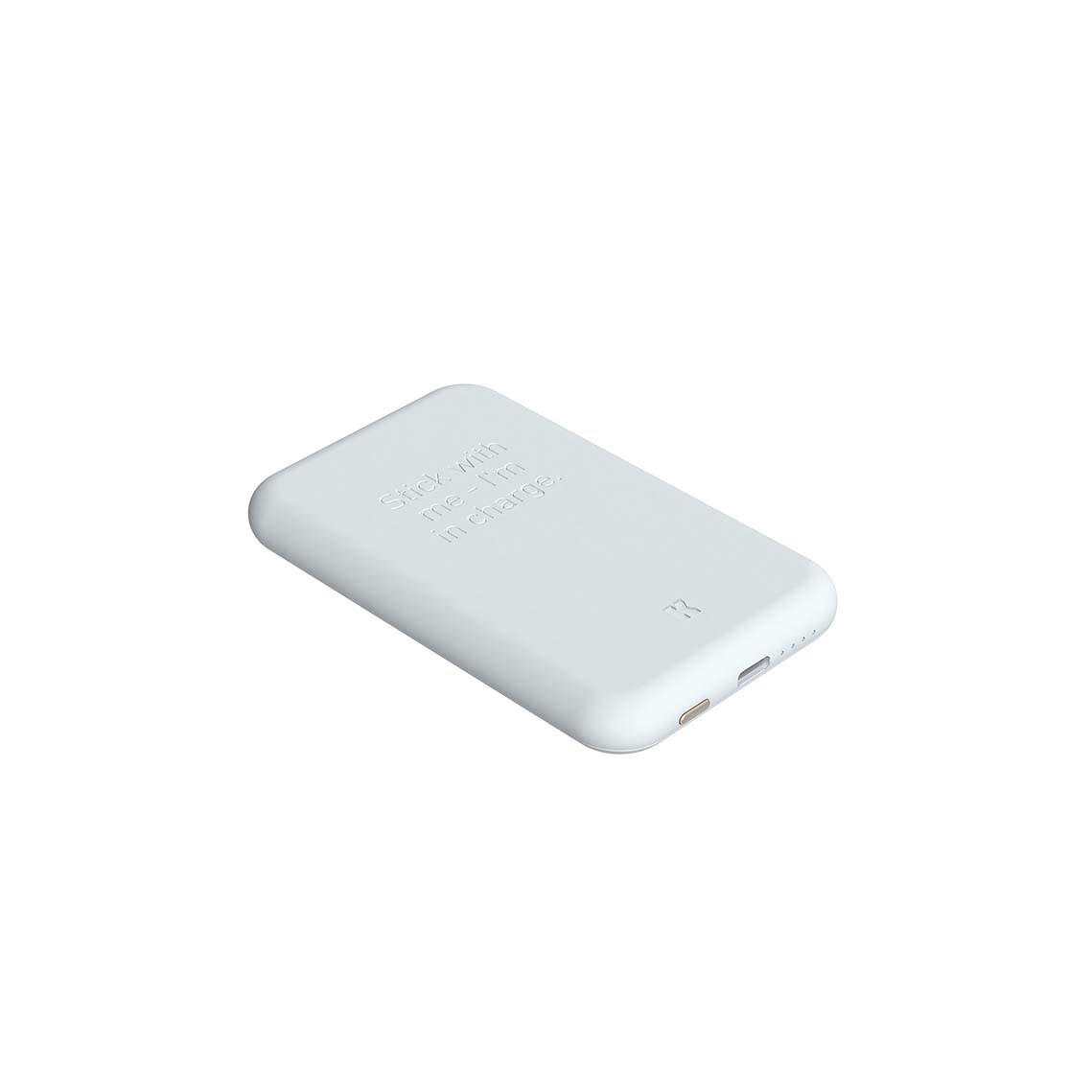 - Batterie externe toCHARGE Qi Moon Grey