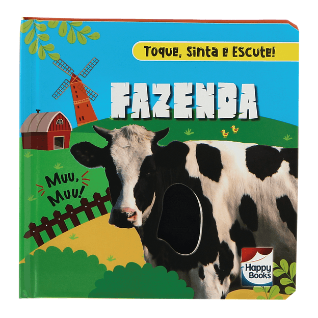 TOQUE, SINTA E ESCUTE! FAZENDA LIVRO INFANTIL