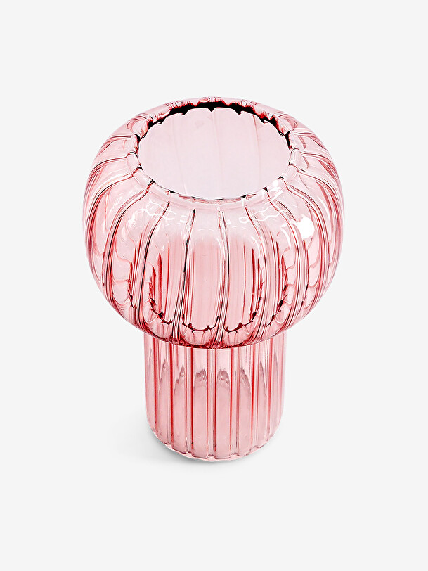 Vase twist s pink d9.5 h13 - maison bensimon pink