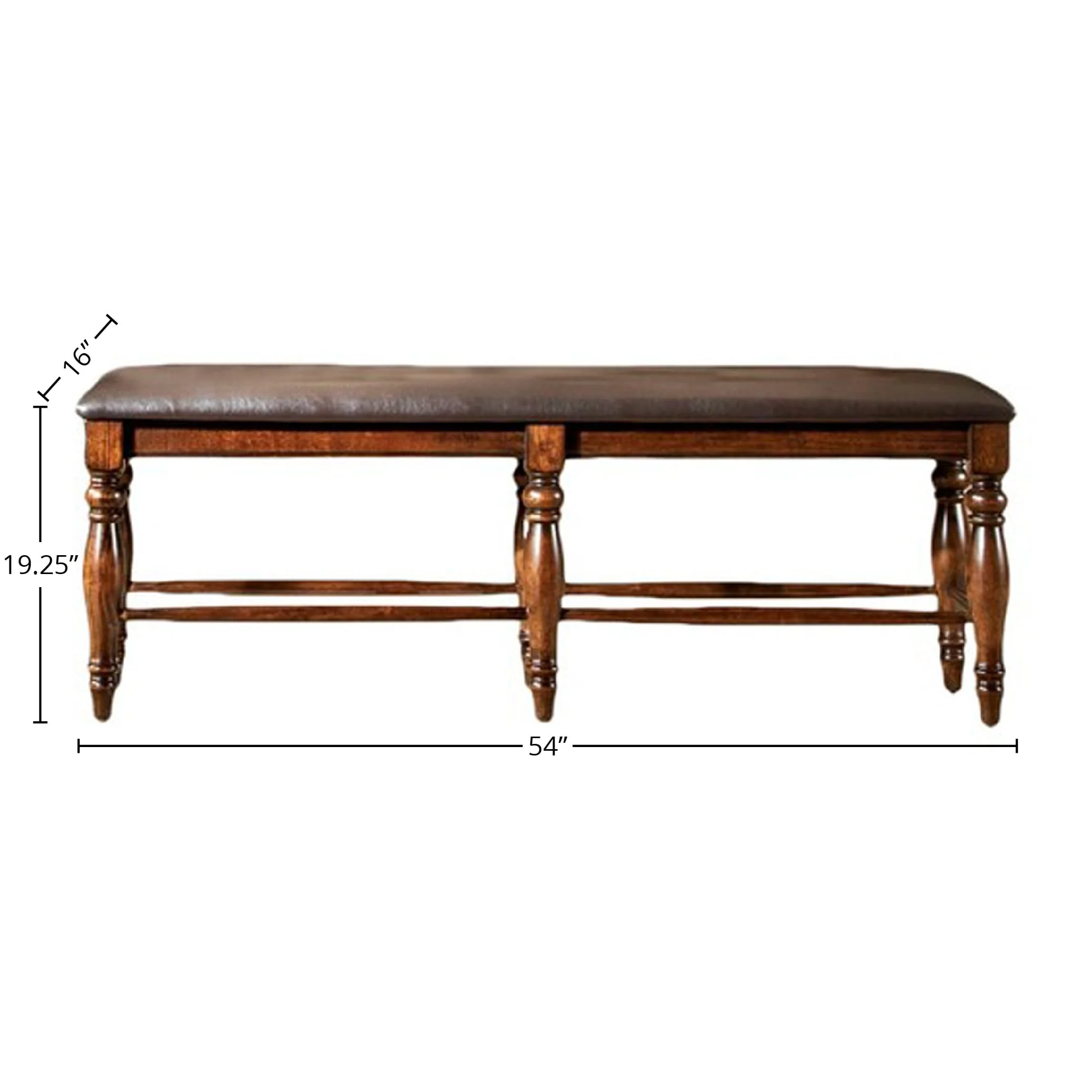 Kingston Raisin Backless Dining Bench